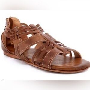BED|STÜ Flat Leather Sandals women’s size 9